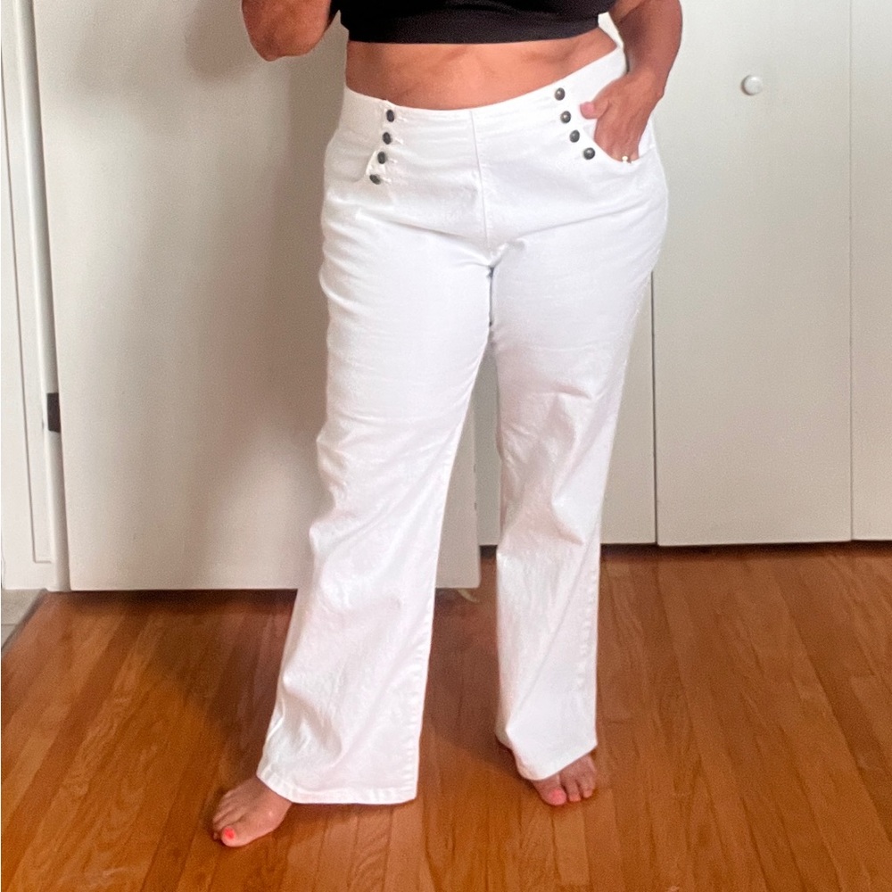 DG by Diane Gilman flare leg 2X denim